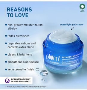 Plum Rice Water Gel Cream