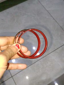 Turquoise Stone Bangles (Set of 2)