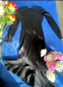 Black Bodycon Long Sleeve Dress