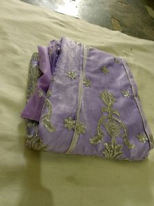 Lehenga Choli And Duptta Semi Stitched