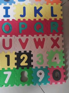 Puzzle Mat - Alphabets and Numbers