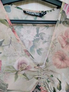 Floral Sheer Top