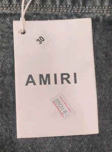 Amiri Gray Denim Jeans
