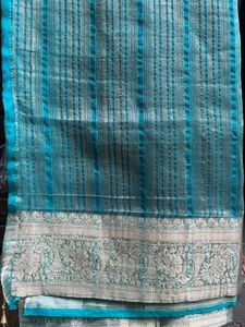 Old Organza Beautiful Partywear Saree