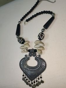 Oxidised Boho Necklace