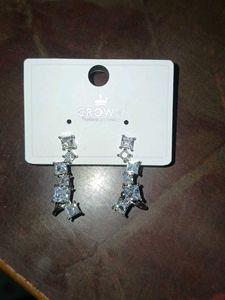 AD Crown Dangle Earrings