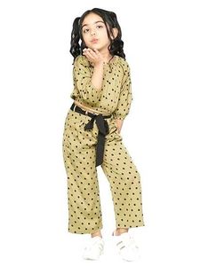 Lilpicks Girls Ruffle Top With Pant