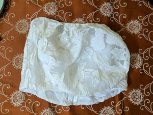 White Tube Fits Upto 36bust (Small To Large)