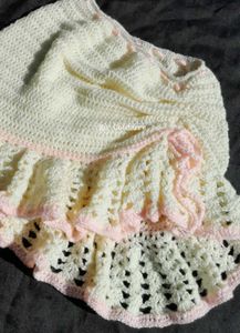 Crochet Ruffle Skirt