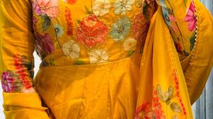 Floral Anarkali Kurta Set