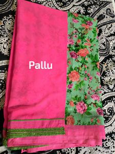 Floral Print Saree