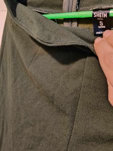 Shein Olive Green Mini Skirt