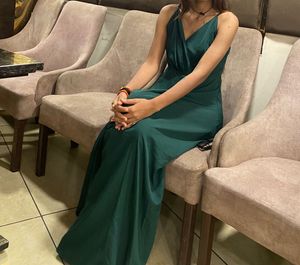 Branded Elegant Green Maxi Dress