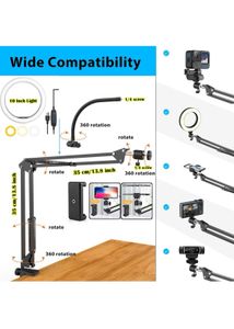 BROLAVIYA tripod overhead Video Mobile Stand