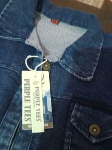 Denim Jacket - Purple Tees