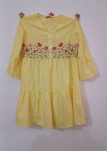 Floral Embroidered Dress