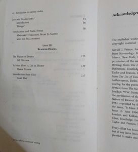 Introduction to Literary Studies
