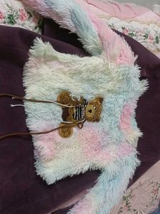 Cute Plush Bunny FUR top..34-36