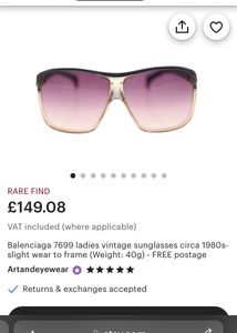 Balenciaga 7695 Sunglasses