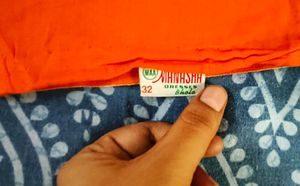 Combo Of Orange And Maroon Blouse