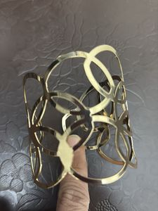Gold Tone Cuff Bracelet
