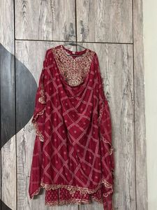 Pink Complete Party Wear Set