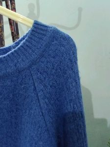 Blue Knit Sweater