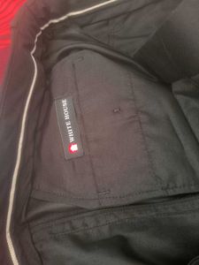 Mens Regular Fit Cotton Blend Formal Trouser