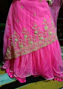 Pink 🩷 Gown/Anarkali Suit &#34;Women&#34; I 36in