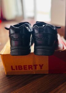 Liberty Black School Shoes