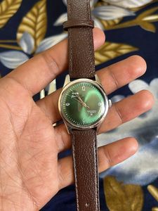 Hmt Janta Sunburst Green Dial