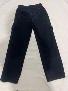 Black Cargo Jeans