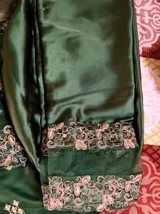 🌲🌲beautiful  dark green Pakistani pant set