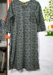 Geometric Printed Kurti For Daily And Office Wear