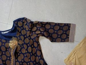 Avaasa 3pc Kurta Set Full Chanderi Work