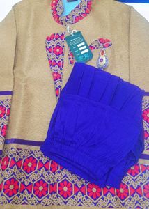 Embroidered Ethnic Outfit - Top & Pants Set
