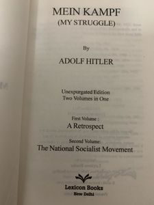 Mein Kampf by Adolf Hitler