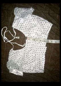 Stiched Blouse And Skirt For Girls