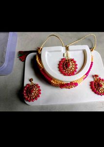 Jewellery Set.1 time wear kiya.