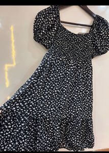 Floral Print Mini Dress