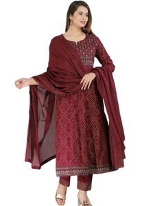 New/Unused  Jaipuri Anarkali Full Set