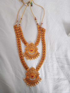 Elegant Gold-Tone Indian Jewelry Set