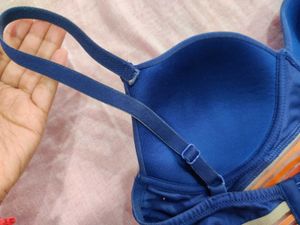 Padded Blue Bra
