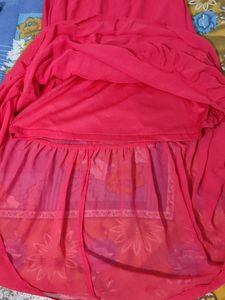 Coral Halter neck Maxi dress