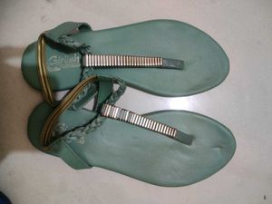 Green Fancy Sandles