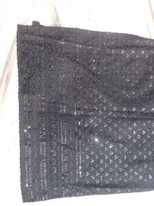 Black Embroidered Kurta