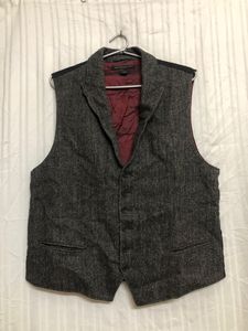 John Varvatos U.S.A Black Waistcoat
