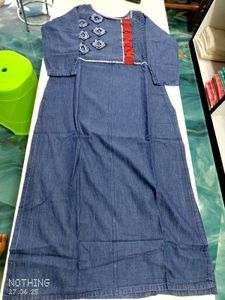 Denim Style Kurta