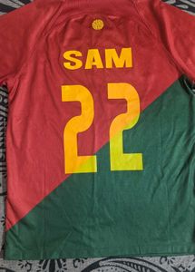 Portugal Football Team Jersey Half Sleeves For Men