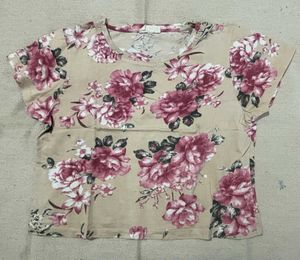 Vintage Floral Crop Top